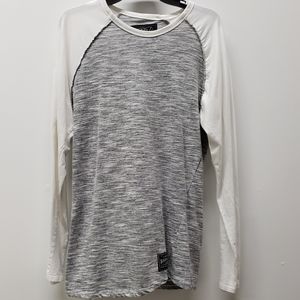 Broken Threads Long Sleeve Pullover Cotton Blend